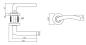 Preview: ProGriff TD-Gala auf Rosette–Chrom/Nickel matt